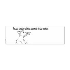 Better To Take Time To Think Bumper Sticker 10 Pack