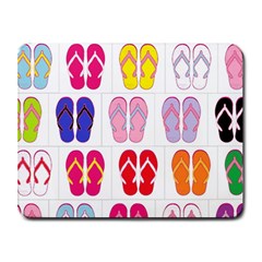 Flip Flop Collage Small Mouse Pad (rectangle) by StuffOrSomething