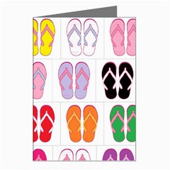 Flip Flop Collage Greeting Card (8 Pack) by StuffOrSomething