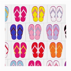 Flip Flop Collage Glasses Cloth (medium, Two Sided) by StuffOrSomething