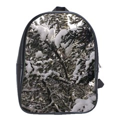Snowy Trees School Bag (large) by DmitrysTravels