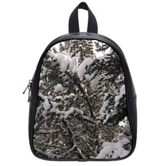 Snowy Trees School Bag (small) by DmitrysTravels