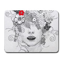 Flower Child Small Mouse Pad (rectangle) by StuffOrSomething