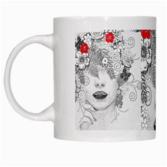 Flower Child White Coffee Mug by StuffOrSomething