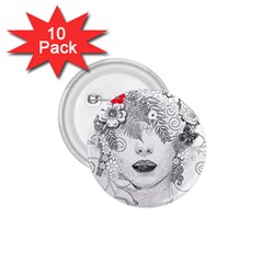 Flower Child 1 75  Button (10 Pack) by StuffOrSomething