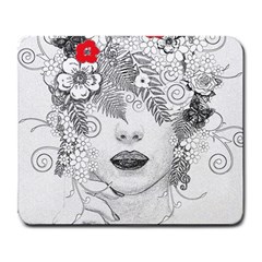 Flower Child Large Mouse Pad (rectangle) by StuffOrSomething