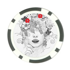Flower Child Poker Chip (10 Pack) by StuffOrSomething