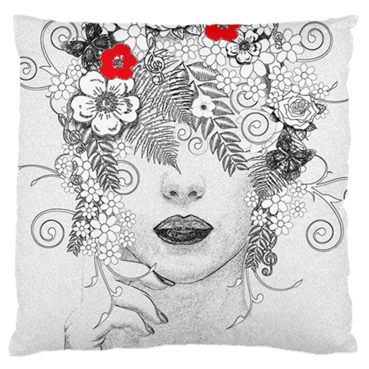 Flower Child Large Cushion Case (Single Sided) 