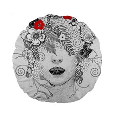 Flower Child 15  Premium Round Cushion  by StuffOrSomething