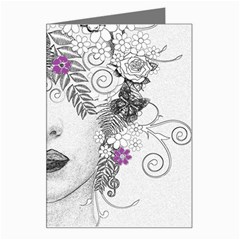 Flower Child Of Hope Greeting Card by FunWithFibro