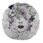 Flower Child Of Hope 18  Premium Round Cushion  Back