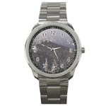 Mountains Sport Metal Watch Front