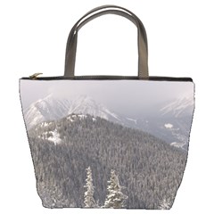 Mountains Bucket Handbag by DmitrysTravels