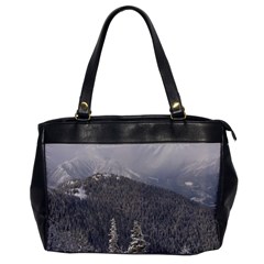 Mountains Oversize Office Handbag (one Side) by DmitrysTravels