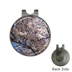 Sakura Tree Hat Clip With Golf Ball Marker by DmitrysTravels