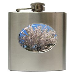 Cherry Blossoms Tree Hip Flask by DmitrysTravels