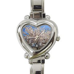 Cherry Blossoms Tree Heart Italian Charm Watch  by DmitrysTravels