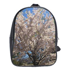 Cherry Blossoms Tree School Bag (xl) by DmitrysTravels