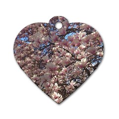 Sakura Dog Tag Heart (two Sided)