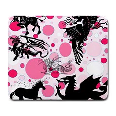 Fantasy In Pink Large Mouse Pad (rectangle) by StuffOrSomething