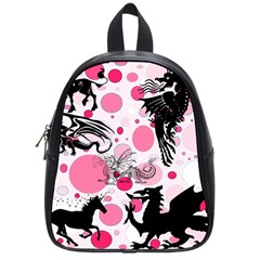 Fantasy In Pink School Bag (small) by StuffOrSomething