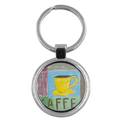 Kaffe Painting Key Chain (round) by StuffOrSomething