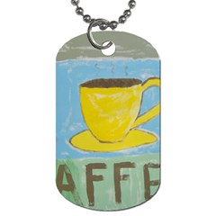 Kaffe Painting Dog Tag (two-sided) 