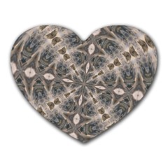 Flowing Waters Kaleidoscope Mouse Pad (heart)