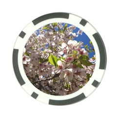 Cherry Blossoms Poker Chip by DmitrysTravels