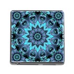 Star Connection, Abstract Cosmic Constellation Memory Card Reader with Storage (Square) Front
