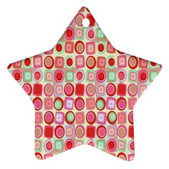 Far Out Geometrics Star Ornament by StuffOrSomething