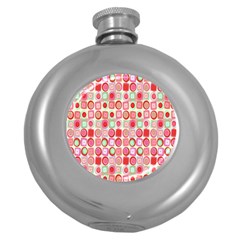 Far Out Geometrics Hip Flask (round) by StuffOrSomething