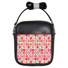 Far Out Geometrics Girl s Sling Bag by StuffOrSomething