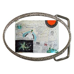 Neutrino Gravity, Belt Buckle (oval)