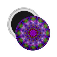 Rainbow At Dusk, Abstract Star Of Light 2 25  Button Magnet by DianeClancy