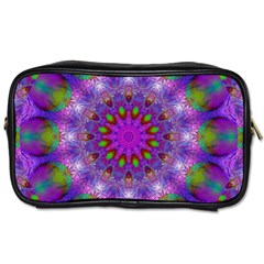 Rainbow At Dusk, Abstract Star Of Light Travel Toiletry Bag (one Side) by DianeClancy