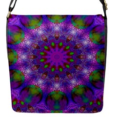 Rainbow At Dusk, Abstract Star Of Light Flap Closure Messenger Bag (small) by DianeClancy