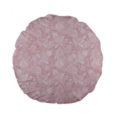 Elegant Vintage Paisley  15  Premium Round Cushion 
