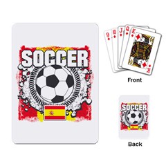 Soccer Spain Playing Cards Single Design