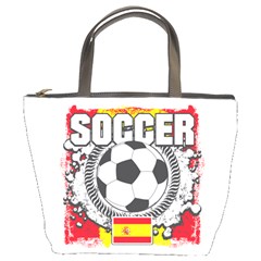 Soccer Spain Bucket Bag by MegaSportsFan