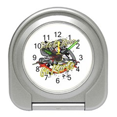 Lets Race Go Karts Travel Alarm Clock by MegaSportsFan