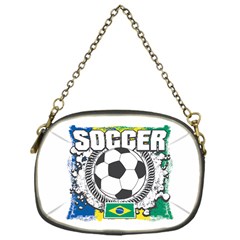 Soccer Brazil Chain Purse (One Side)