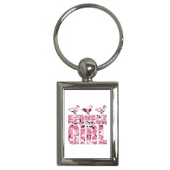 Redneck Girl Pink Camouflage Ducks Key Chain (rectangle) by RedneckGifts