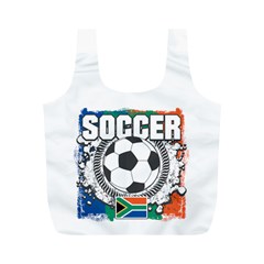 Soccer South Africa Full Print Recycle Bag (m) by MegaSportsFan