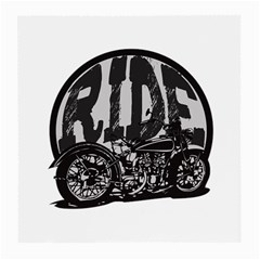 Ride Vintage Motorcycles Glasses Cloth (medium) by creationsbytom