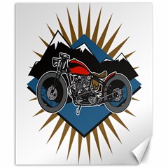 Classic Vintage Motorcycle Canvas 20  X 24  by creationsbytom