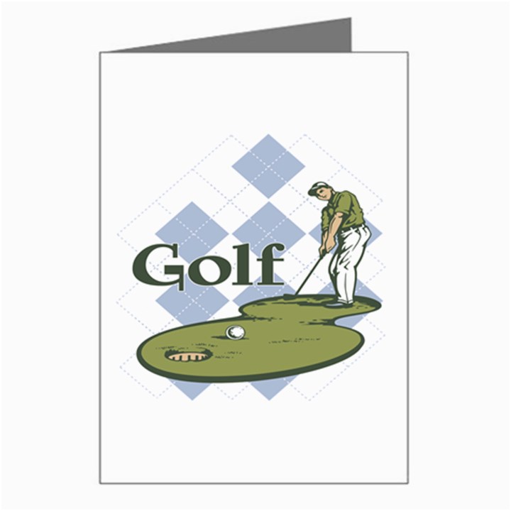 Classic Golf Greeting Card