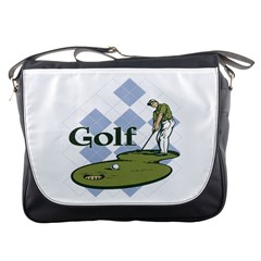 Classic Golf Messenger Bag by MegaSportsFan