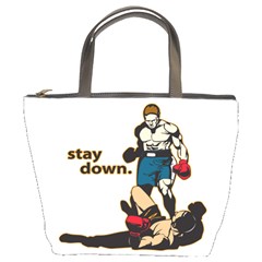 Stay Down Boxing Bucket Bag by MegaSportsFan