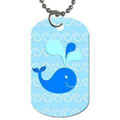 Playing In The Waves Dog Tag (two-sided) 